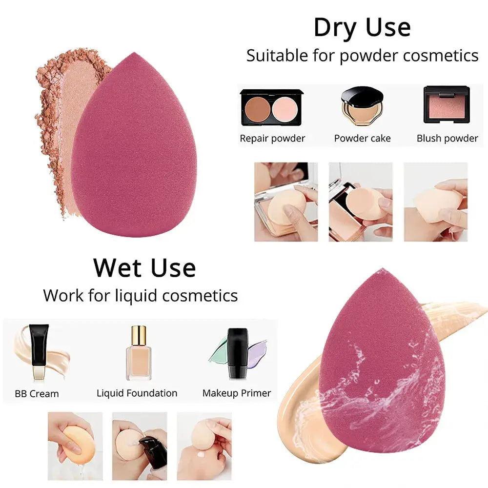 8x Pack Colour Themed Makeup Beauty Blenders