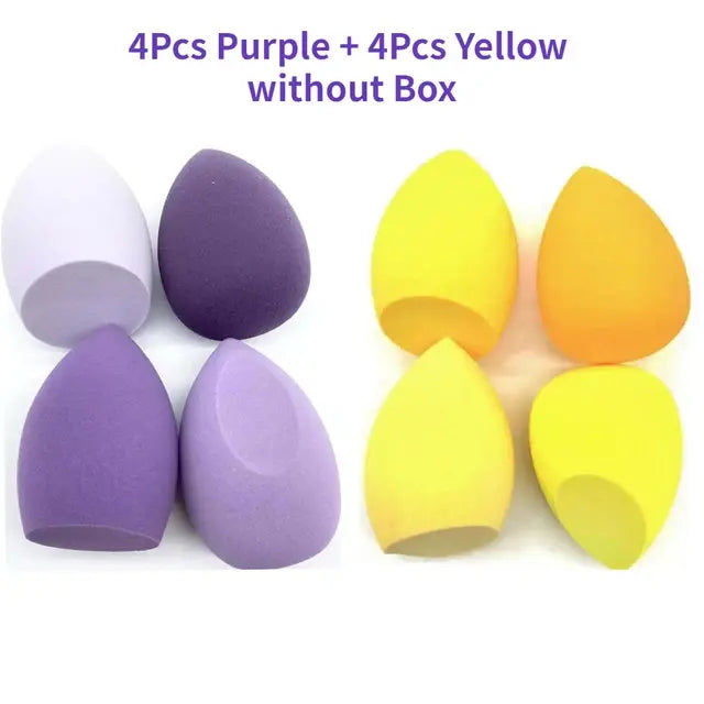 8x Pack Colour Themed Makeup Beauty Blenders