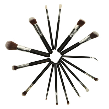 Professional Makeup Brushes - Set of 15
